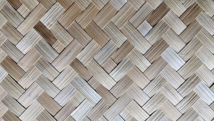 Indonesian traditional woven bamboo texture. seamless bamboo pattern