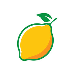 Lemon logo images illustration