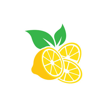 Lemon logo images illustration