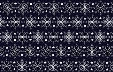 Seamless embroidered concentric surface allover block print for men's, women's dress cloth, shop window. Stock Illustration