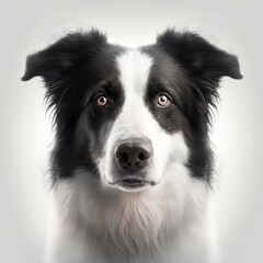 Border Collie with Generative AI