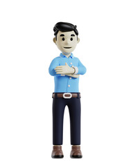 Male Employee 3D Icon