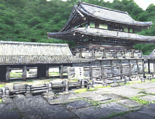 Naklejka premium 日本文明遺跡
