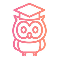 owl gradient icon