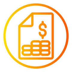 profit gradient icon