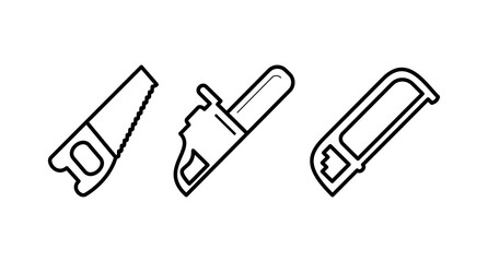 Tool icon set. Tools for repair work. Isolated icon, object on white background.
