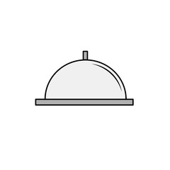restaurant cloche icon