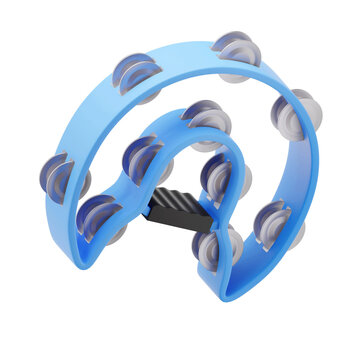 tamborine music instrument instrument 3D Icon