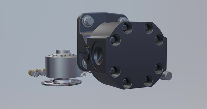 Hydraulic piston pump spare parts and repair kit