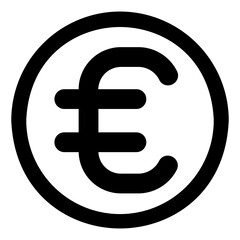 euro sign icon