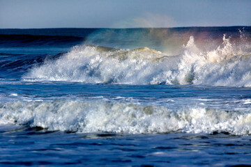 大波と虹（豊頃町）