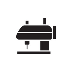 sewing machine icon , tailor icon
