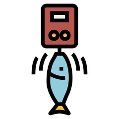 steelyard filled outline icon style