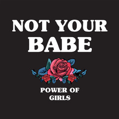 fashion type slogan for print