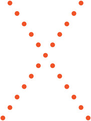 Lowercase Tracing Alphabet Dot Font x