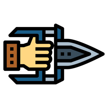 katar filled outline icon style