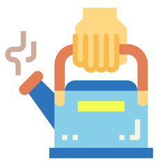 kettle flat icon style