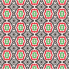 Fototapeta na wymiar Abstract ethnic rug ornamental seamless pattern.Perfect for fashion, textile design, cute themed fabric, on wall paper, wrapping paper and home decor.