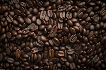 Obraz premium coffee beans background.Generative Ai