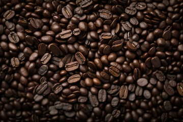 Obraz premium coffee beans background.Generative Ai