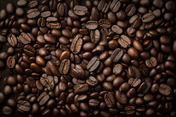 Obraz premium coffee beans background.Generative Ai