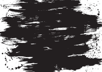 筆で乱雑に塗りつぶした背景