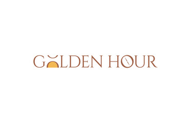 Golden Hour, Logo Design, Creative modern Logos Designs Vector Illustration Template, Editable Color, Easy to use, Let's make your design easier
