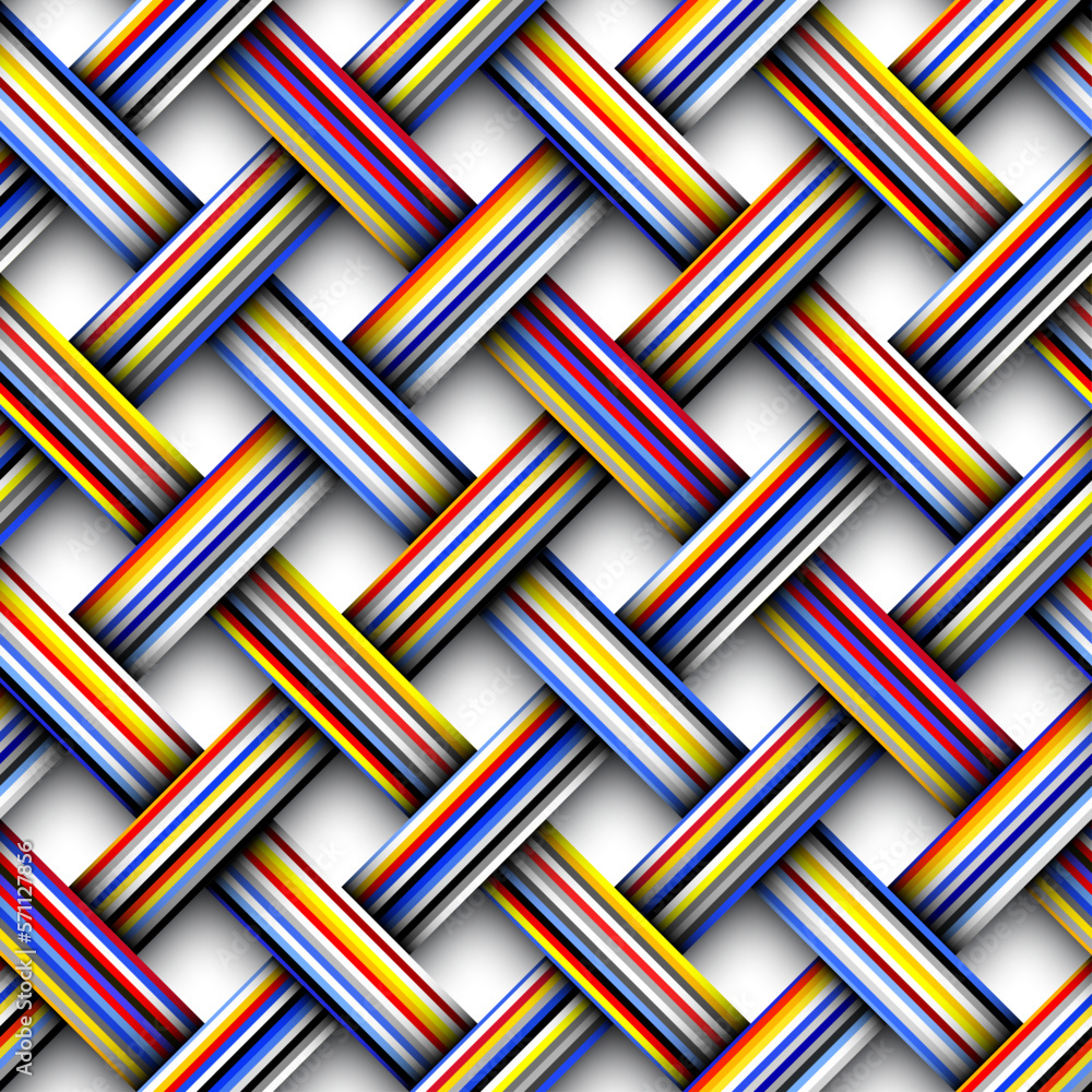 Poster Herringbone aztec pattern. Seamless quilting design background. Vector image