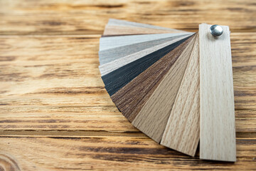Obraz na płótnie Canvas Vinyl decoration for flooring parquet new house renovation