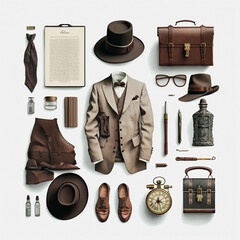Gentleman, Style, Elegance, Tailoring, Suit, Tie, Pocket Square, Shoe, Watch, Cufflinks, Hat, Scarf, Coat, Umbrella, Classic