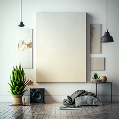 Canvas / Frame Wall Mockup - Generative AI