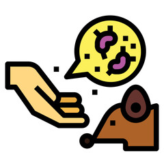 transmission filled outline icon style