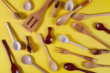 ome kitchen tools and accessories for cooking.
