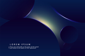 Magical shining effects on the premium dark abstract background. Modern exclusive backdrop for poster, Vector illustration EPS