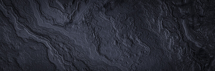Abstract cooled lava background. Basalt rock texture. - obrazy, fototapety, plakaty