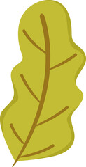 decorative leaf and plant illustration