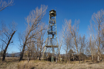 watchtower of cabañeros national park, ciudad real, spain