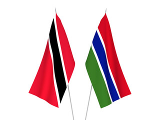 Republic of Gambia and Republic of Trinidad and Tobago flags