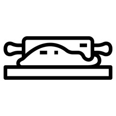 knead line icon style