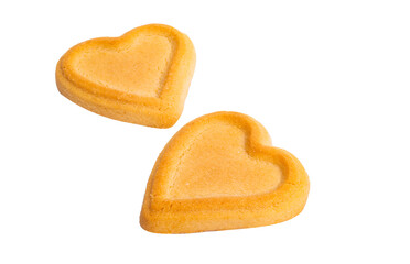cookie heart isolated