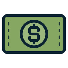 money with dollar symbol icon
