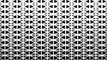 Black and White Geometrical laser cut triangle textile Background