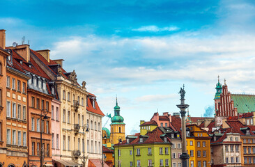 Old Market Square in Warsaw, Poland