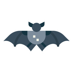 bat flat icon style
