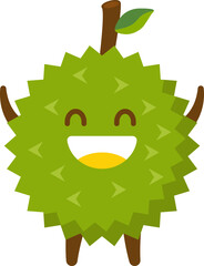 Durian Cartoon Character