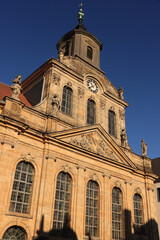 Fototapeta na wymiar Bayreuth; Portal der Spitalkirche an der Maximilianstraße