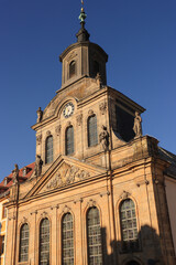 Fototapeta na wymiar Bayreuth; Spitalkirche an der Maximilianstraße