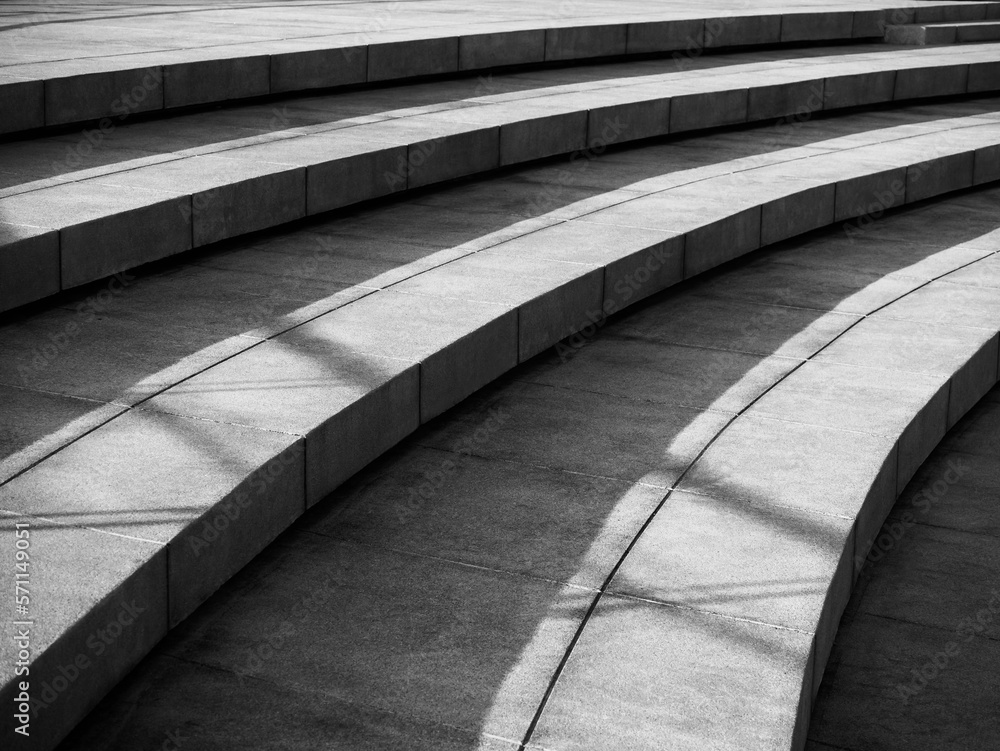 Poster stair step concrete tiles shade shadow architecture details