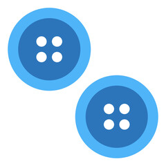 buttons flat icon style