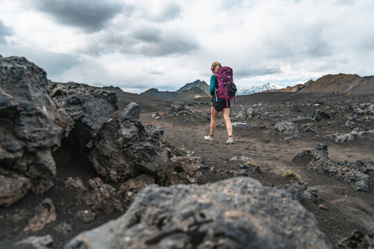 Hiking the Black Desert in the Highlands